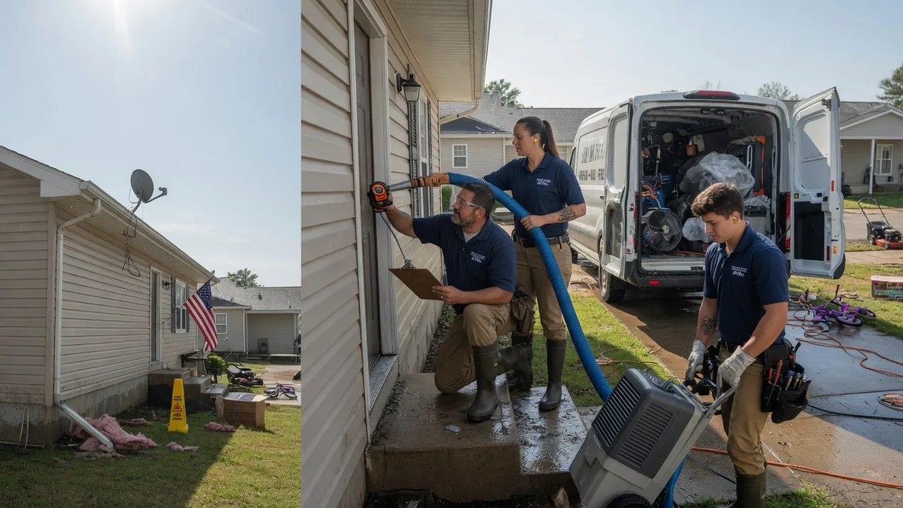 Ceiling Water Damage Restoration in Mentone, IN near me